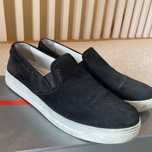 PRADA suede skater shoe, size 39